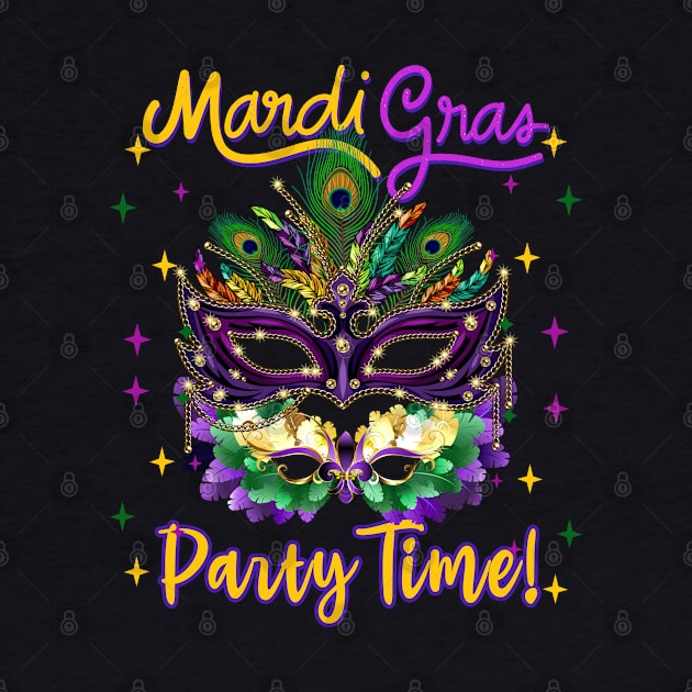 Mardi Gras Party Time! by Mind Your Tee